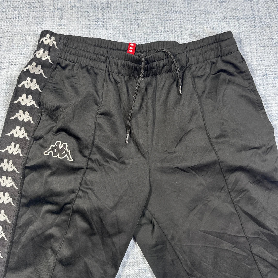 Kappa® Black Track Pants Logo-M