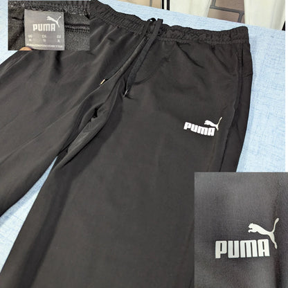 Puma®Black Track Pants Lightweight-XL