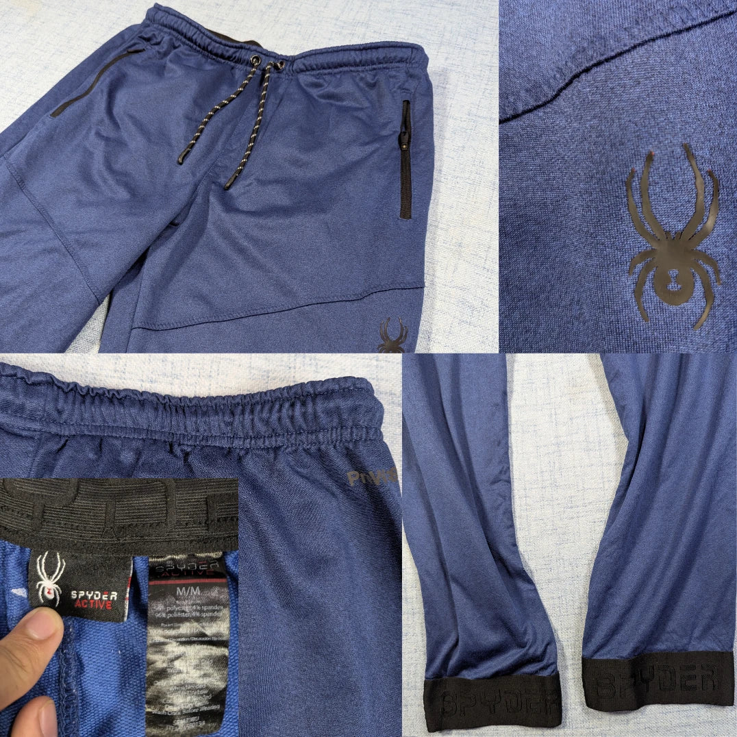 Spyder® Blue Track Pants Zippered-M
