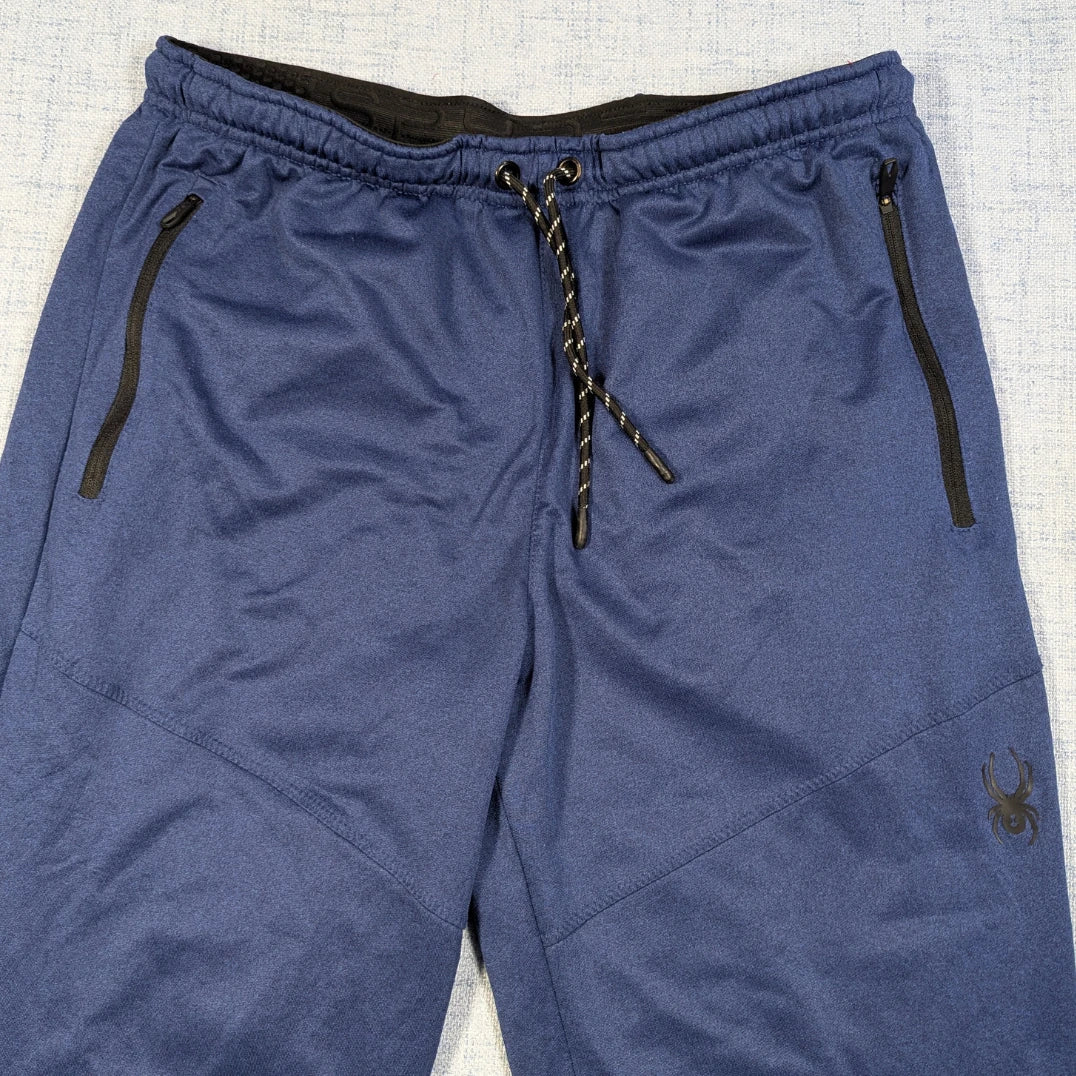 Spyder® Blue Track Pants Zippered-M