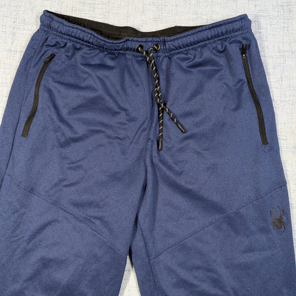 Spyder® Blue Track Pants Zippered-M