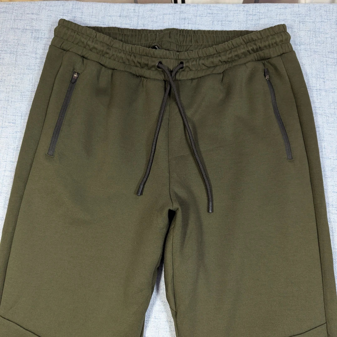 HEMA® Olive Jogger Pants Zippered-L