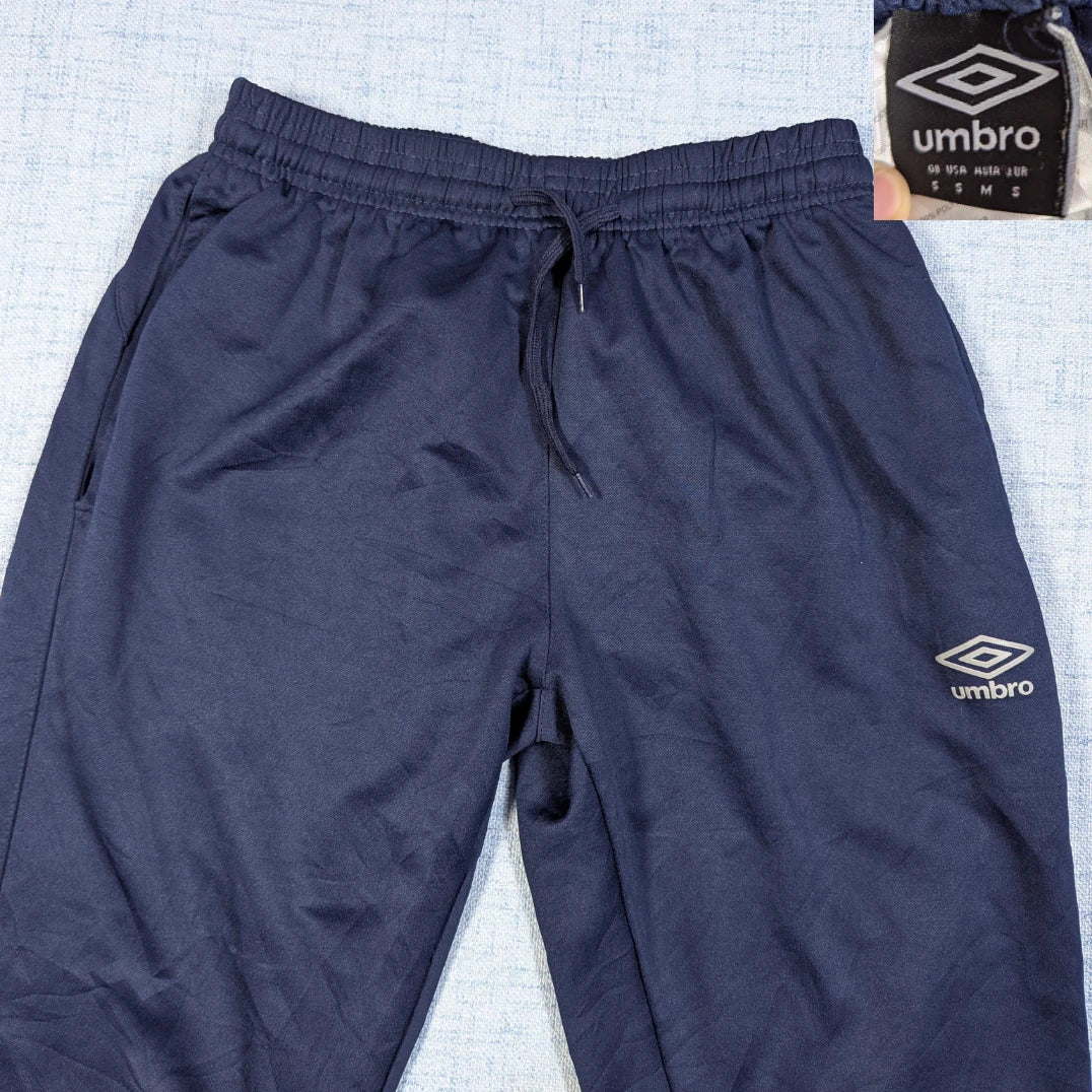 Umbro® Navy Track Pants Logo-S