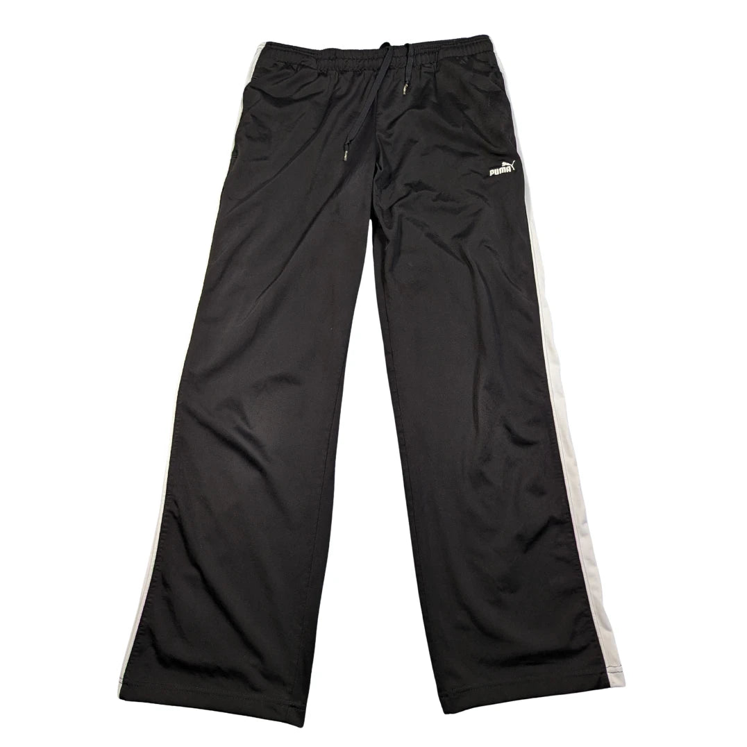 Puma®Black Track Pants SideStripe-L