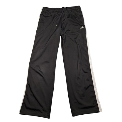 Puma®Black Track Pants SideStripe-L