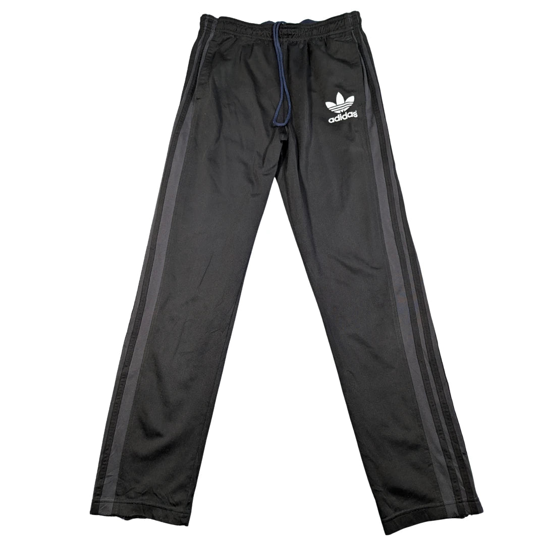 Adidas® Black Track Pants ThreeStripe-M