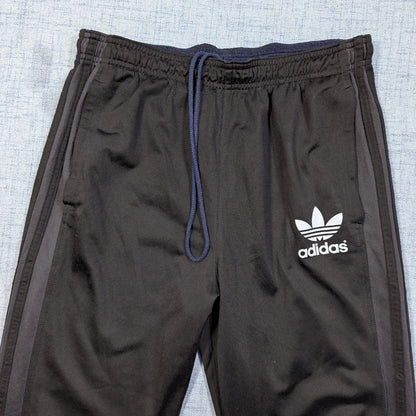 Adidas® Black Track Pants ThreeStripe-M