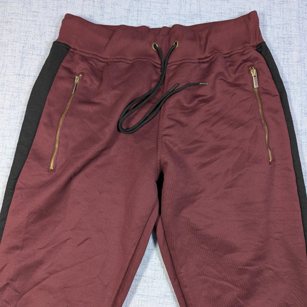 Everlast® Maroon Jogger Pants ZipPocket-M