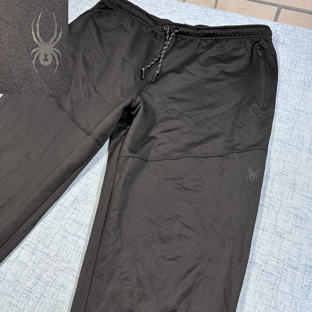 Spyder Active Black Performance Jogger Pants-XL