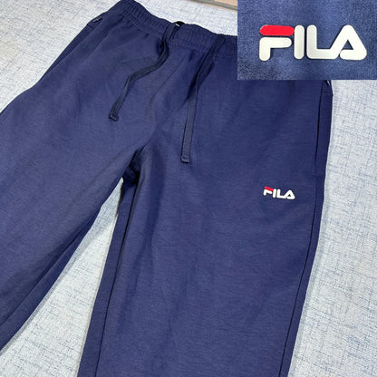 FILA Navy Blue Zip Pocket Joggers-M