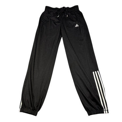 Adidas Black Three Stripe Track Pants-S