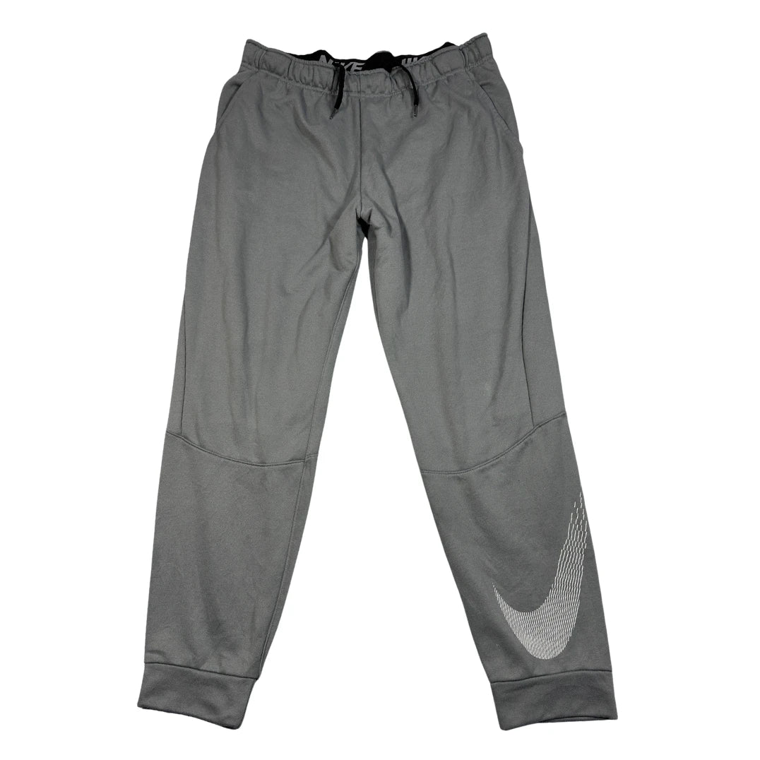 Nike Dri-Fit Grey Swoosh Jogger Pants-L