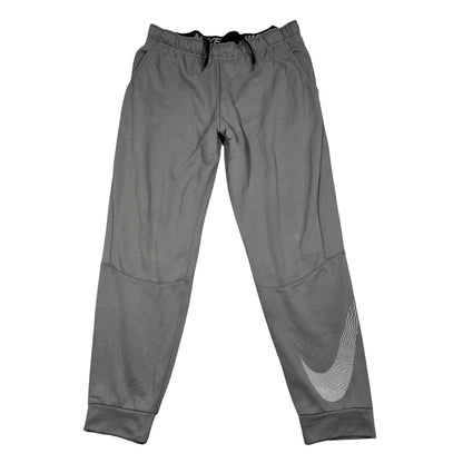 Nike Dri-Fit Grey Swoosh Jogger Pants-L