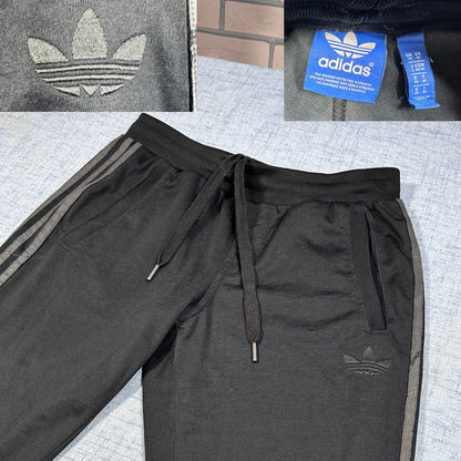 Adidas Originals Black Trefoil Track Pants-M