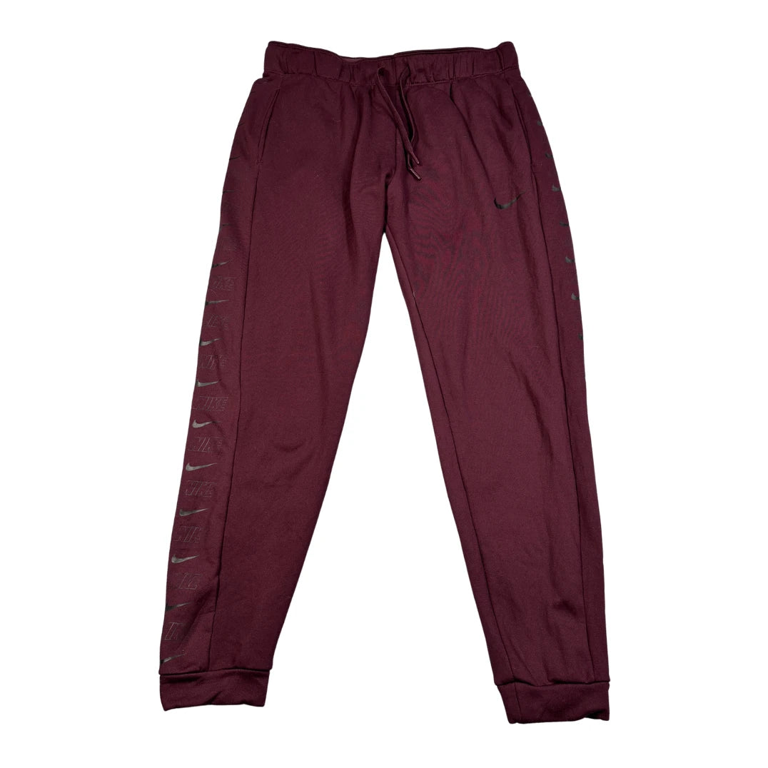 Nike Maroon Repeat Swoosh Jogger Pants-M