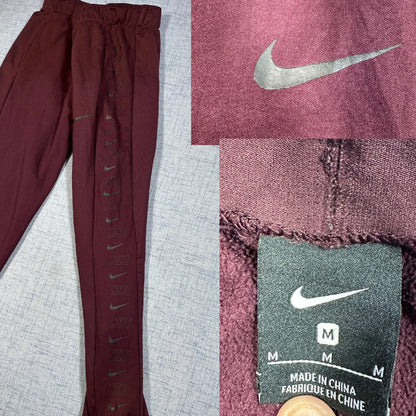 Nike Maroon Repeat Swoosh Jogger Pants-M