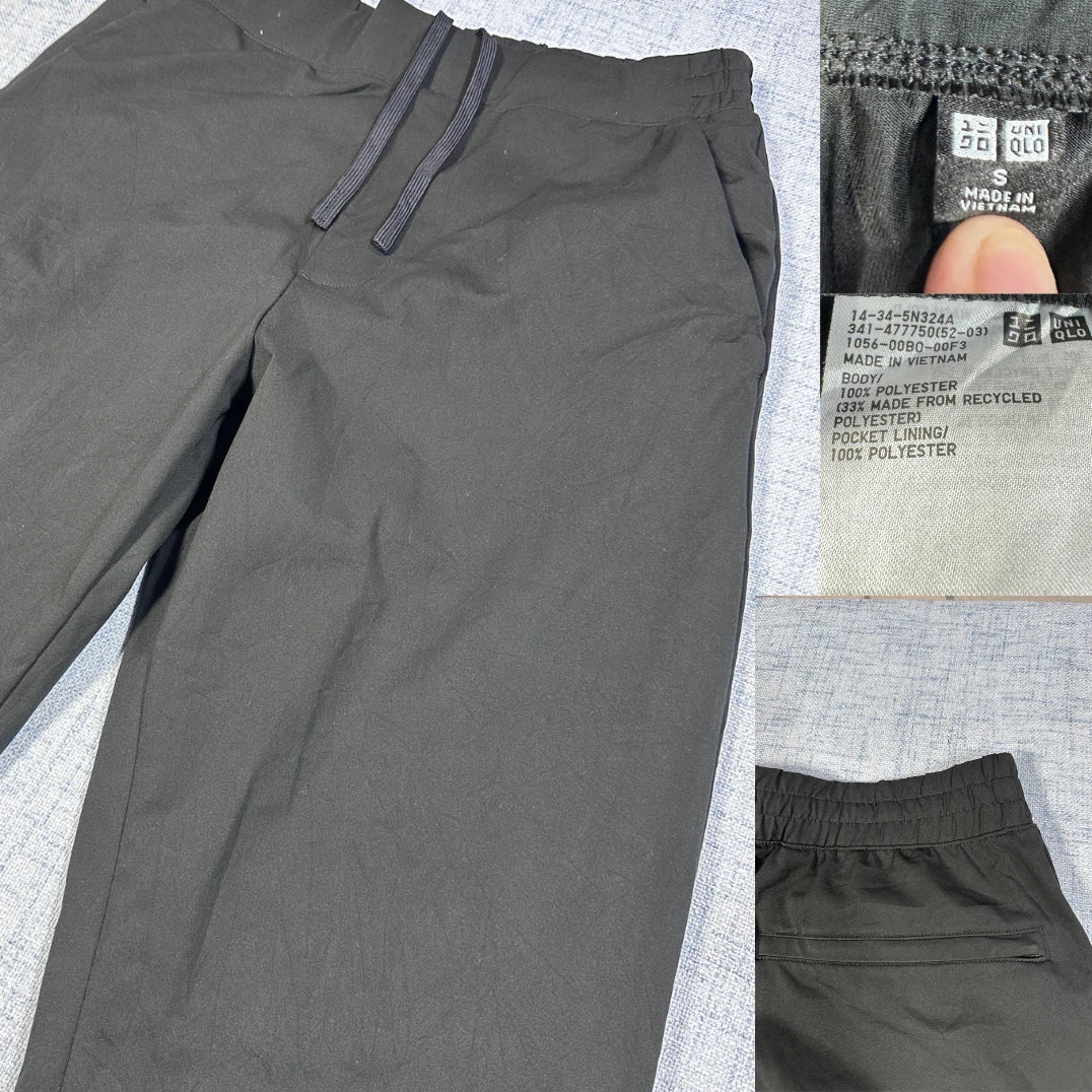 Uniqlo® Black Track Pants Lightweight-S