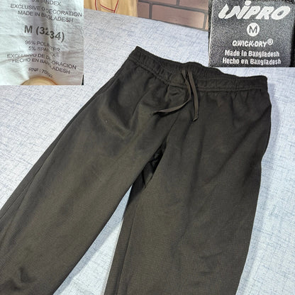Unipro® Black Track Pants Quick Dry-M