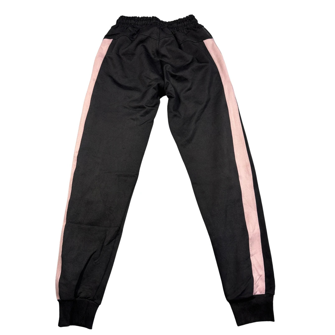 Adidas® Black Track Pants Logo-S