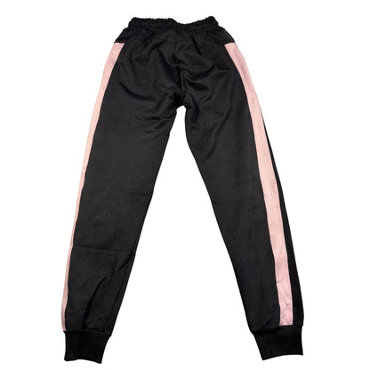 Adidas® Black Track Pants Logo-S