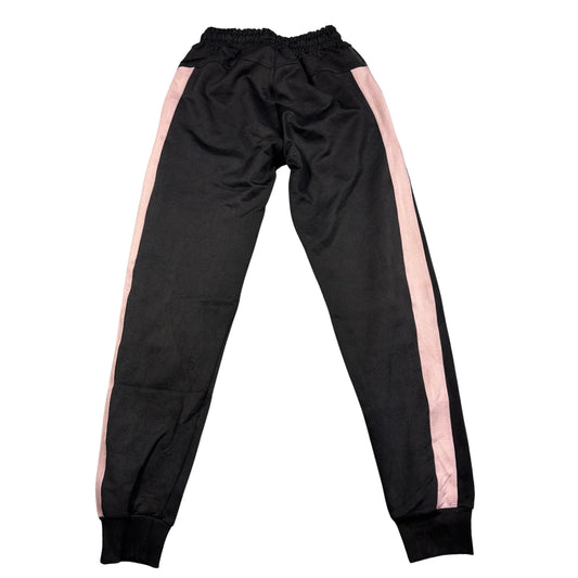 Adidas® Black Track Pants Logo-S