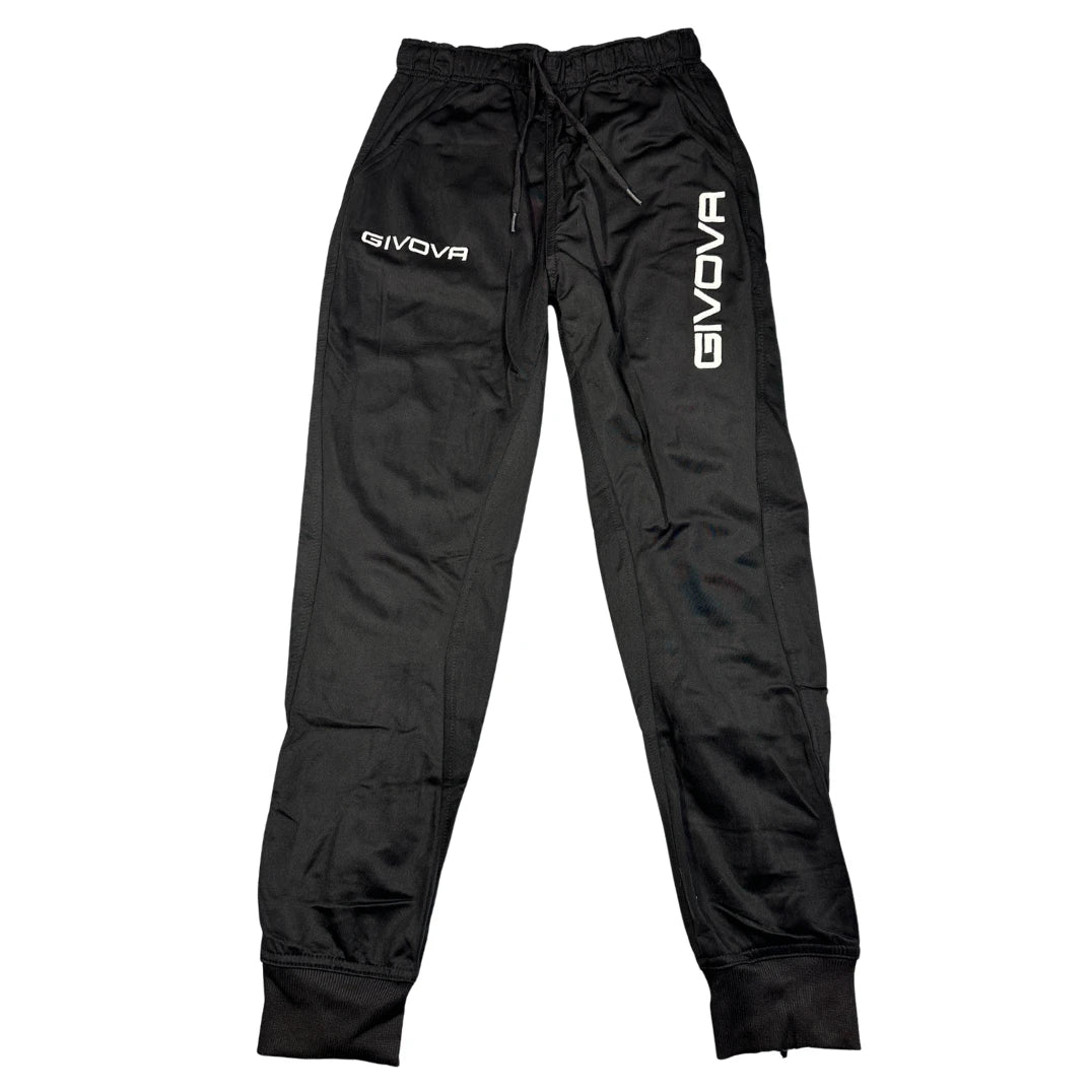 Givova® Black Track Pants Logo-S