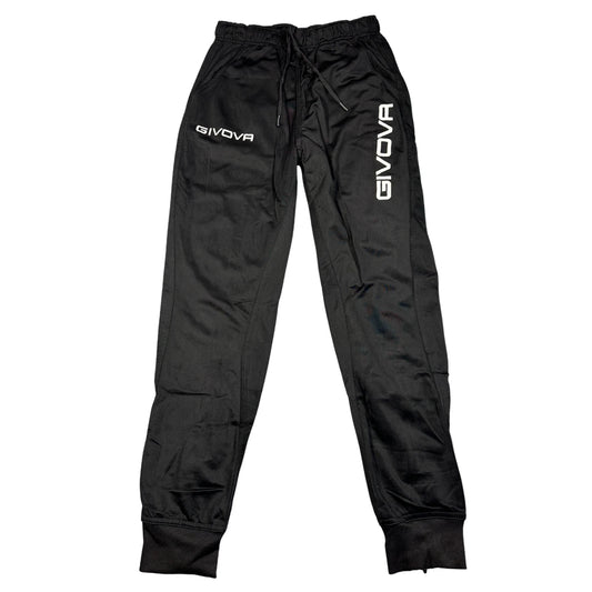 Givova® Black Track Pants Logo-S
