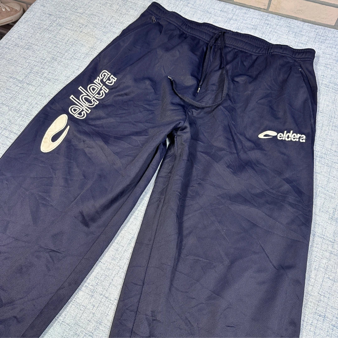 Eldera® Navy Track Pants Contrast Panels-L