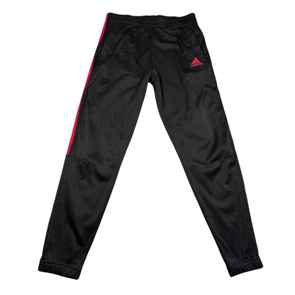 Adidas® Black Track Pants Red Stripe