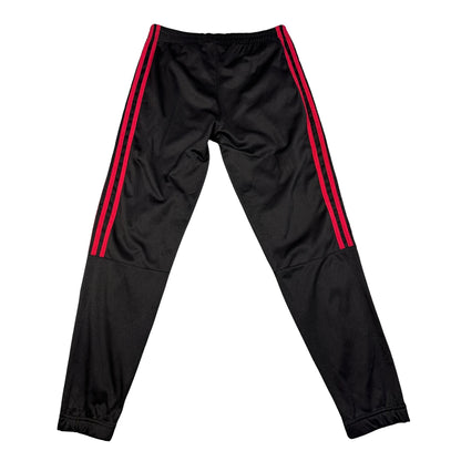 Adidas® Black Track Pants Red Stripe