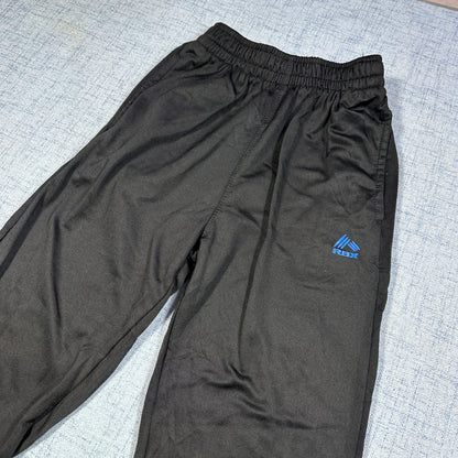RBX® Black Jogger Pants Logo-XS