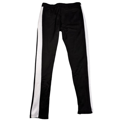 Rue21® Black Track Pants SideStripe-M