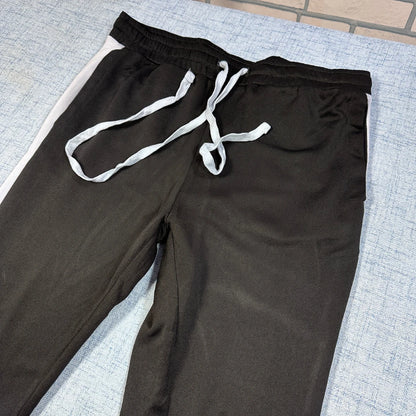 Rue21® Black Track Pants SideStripe-M