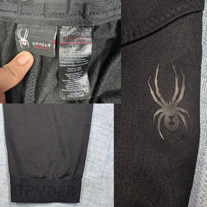 Spyder® Black Track Pants Athletic-L