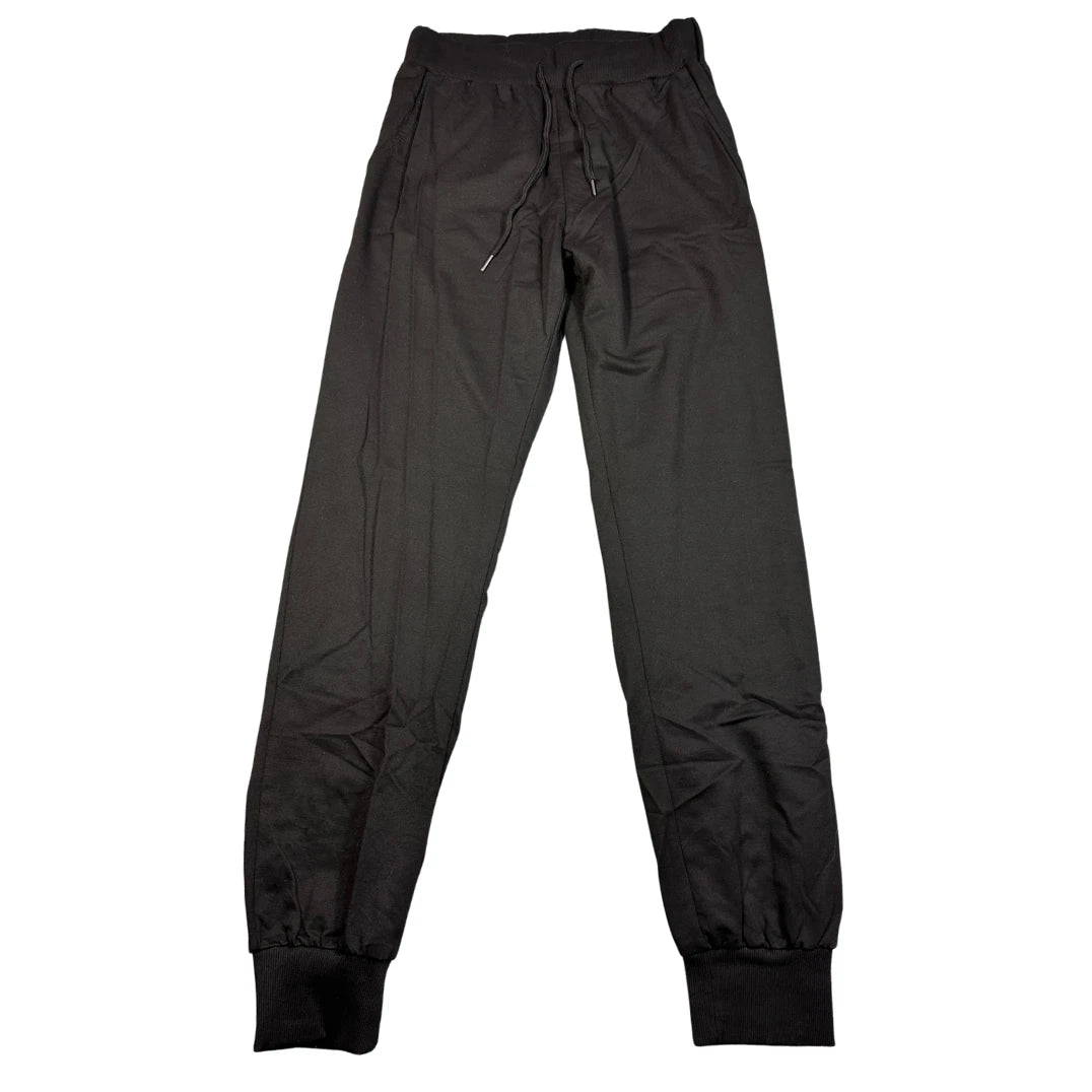 Cadlewear® Black Jogger Pants Drawstring-S