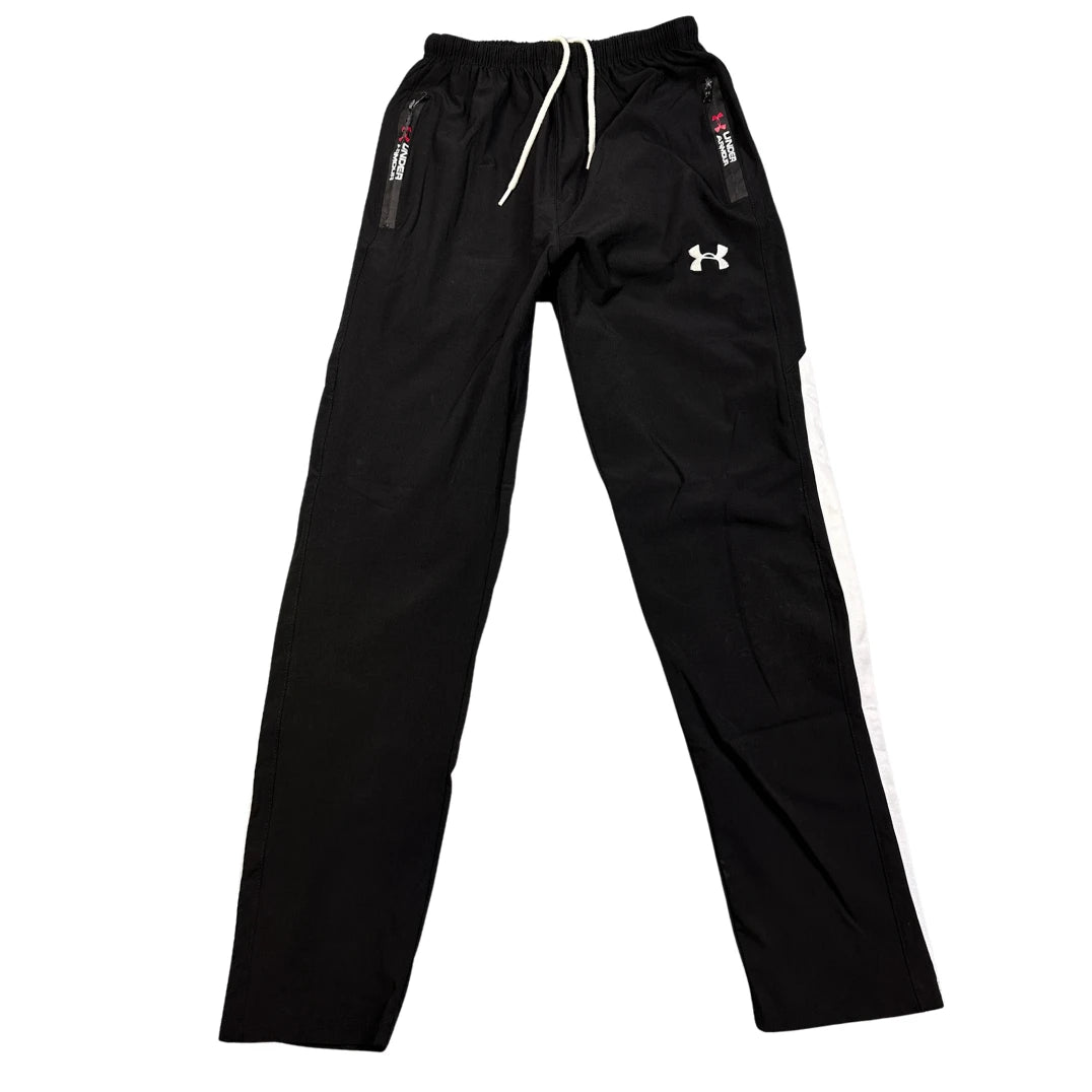 Under Armour® Black Track Pants Zip-S