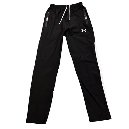 Under Armour® Black Track Pants Zip-S