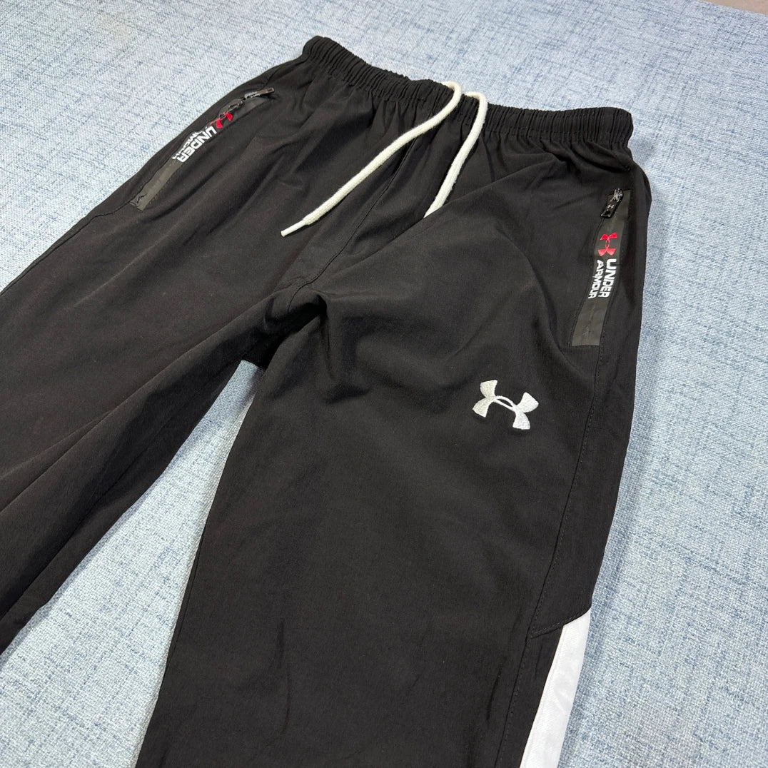 Under Armour® Black Track Pants Zip-S