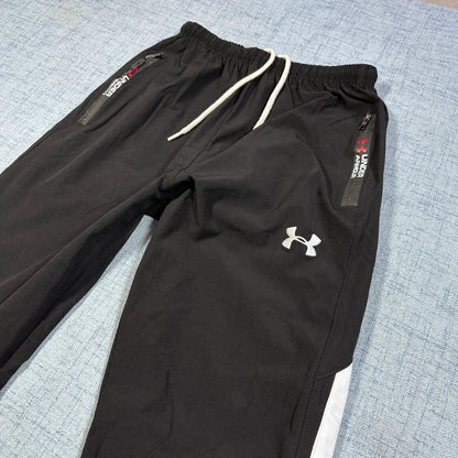 Under Armour® Black Track Pants Zip-S
