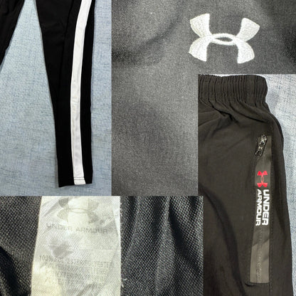 Under Armour® Black Track Pants Zip-S