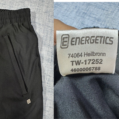 Energetics® Black Track Pants Lightweight-L