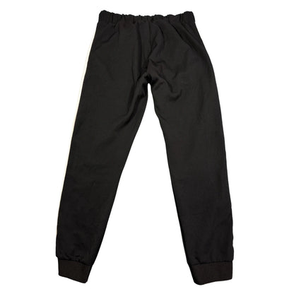 Janina® Black Jogger Pants SideStripe-L