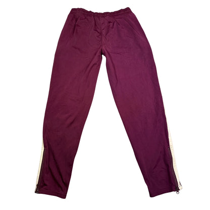 Champion® Maroon Track Pants SideStripe-M