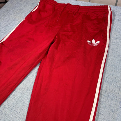 Adidas® Red Track Pants Striped