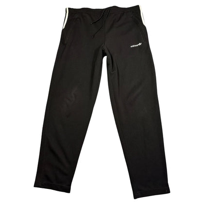 Adidas® Black Track Pants Stripedy-M