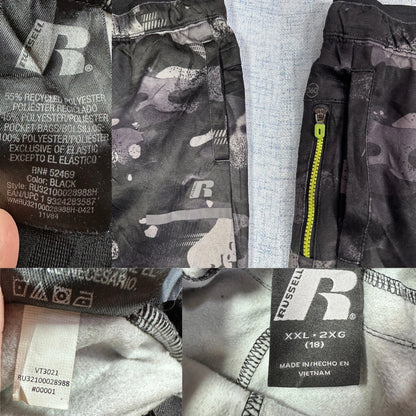Russell® Black Camo Joggers Fleece