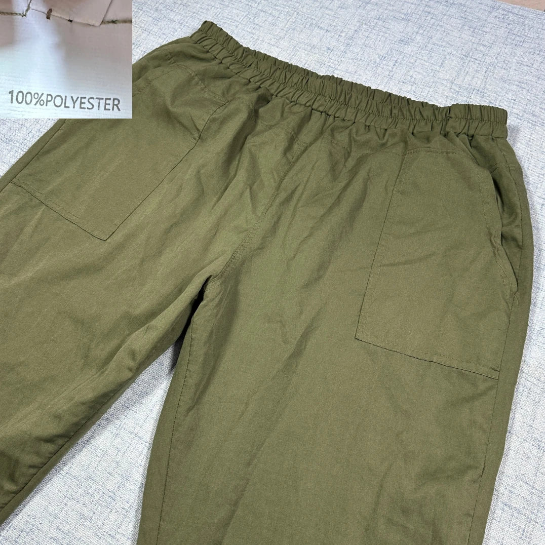 Unbranded Olive Green Cargo Jogger Pants-2xl