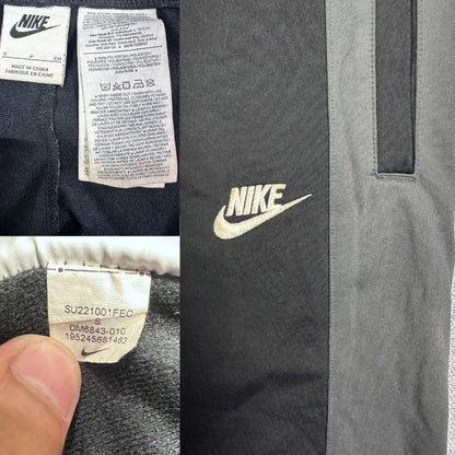 Nike® Black Track Pants Colorblock-S