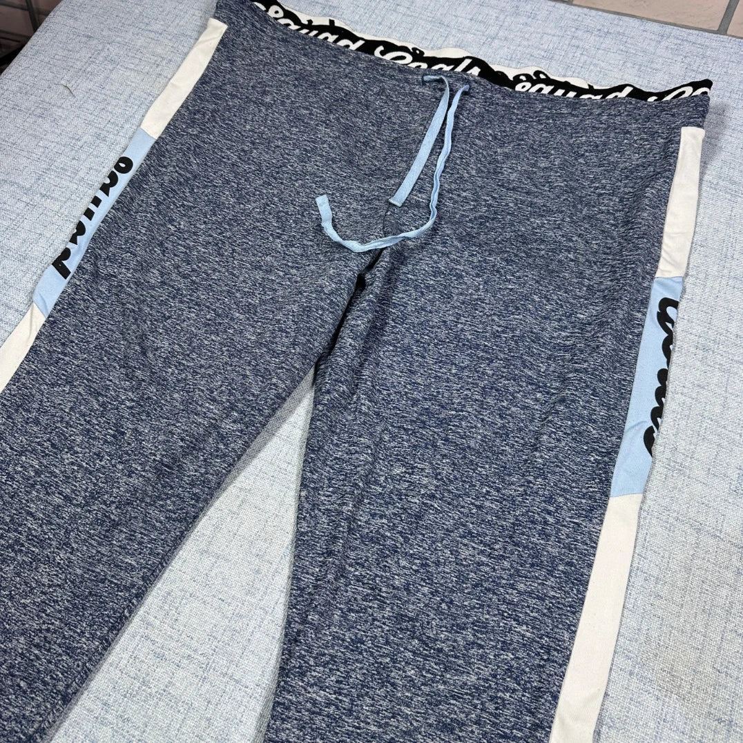 No Boundaries® Blue Jogger Track Pants Colorblock-2XL