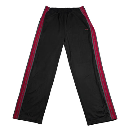 HLF® Black Track Pants Striped-L